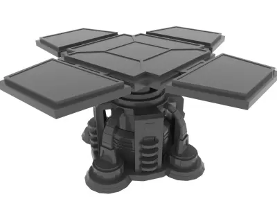 SCI-FI TOWER Free 3D model