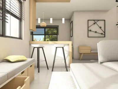 House Interior 1 - Two Storey 3D model