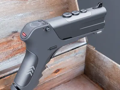 SCI FI GUN Low-poly 3D model