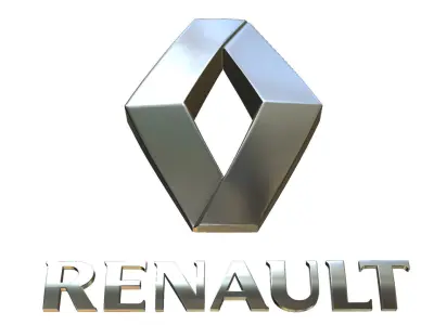 renault logo 3D model