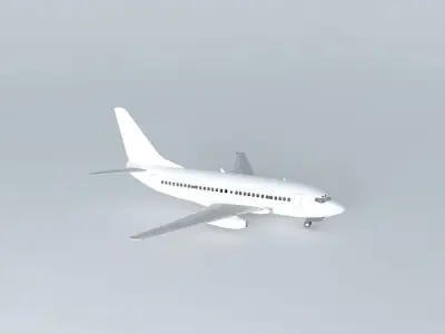 Template Boeing 737 100 Free 3D model
