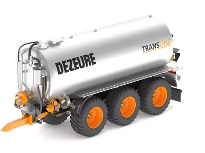Dezeure Slurry Spreader Transline 3D model
