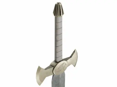 Dragonsword Low-poly 3D model