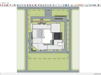 Sketchup Office building H2 3D model
