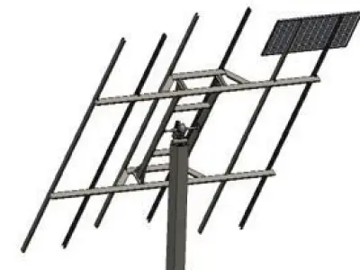 Solar cells 3D model