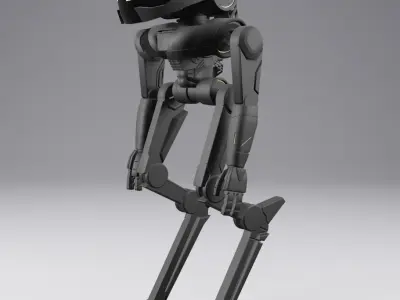Alien Robot character 3D model