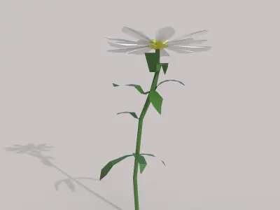 Flower Free low-poly 3D model