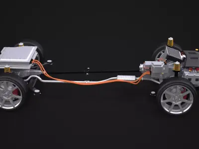 4x4 Hybrid Suspension 3D model