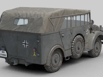 Horch Type 1A 3D model