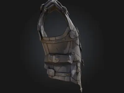 Armored Sentinel  3D Model of a Mighty Protector 3D model