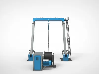 Offshore Lifting Equipment 3D model buy