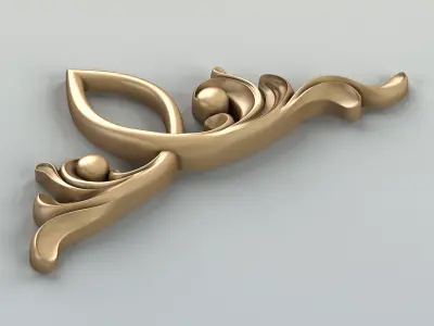 Corner decor 018 Free 3D model