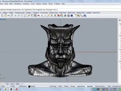 Barongan Sculpture Free 3D model