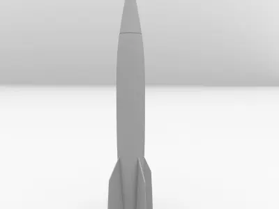 V2 Rocket 3D model
