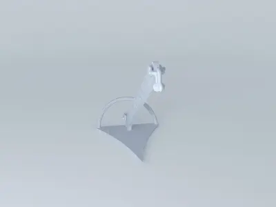 Bow anchor 9 kg 3D model