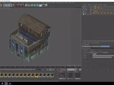Age of Empires 2 HD Barracks Caserne Free 3D model