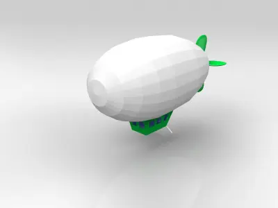 Zeppelin 3D model