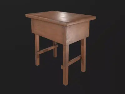 Side table Low-poly 3D model buy