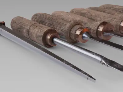 Tools package 01 Low-poly 3D model