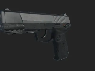 QSZ-92 weapon Free low-poly 3D model