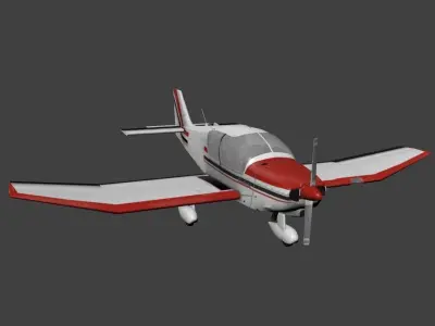 Robin DR400 Free low-poly 3D model