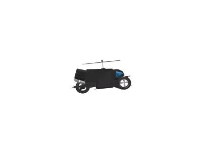 MY VERSION OF TRONS BIKE Free low-poly 3D model