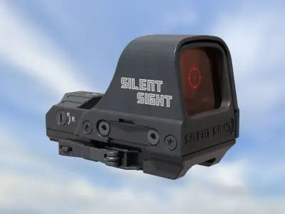 Red Dot Sight Type HOLLOW-515 3D model