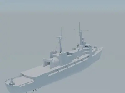 BRP Gregorio Del Pilar Class 3D model