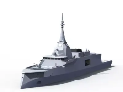 FDI Frigate for 3d Print miniature 3D print model