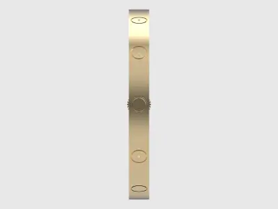 Two-Part Bracelet with Screws JDBCo 3D print model