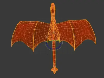 Dragon Low-poly 3D model order