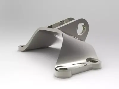 GE jet engine bracket Free 3D model buy