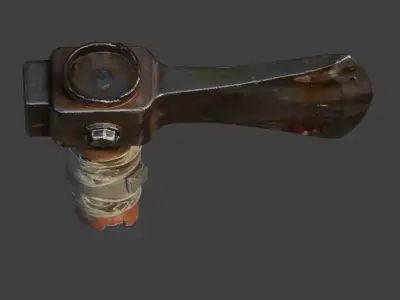 Post-Apocalyptic Survival Hatchet 3D Model Low-poly 3D model