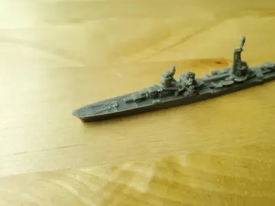Italian Duca dAosta Class Cruiser Warship 3D print model