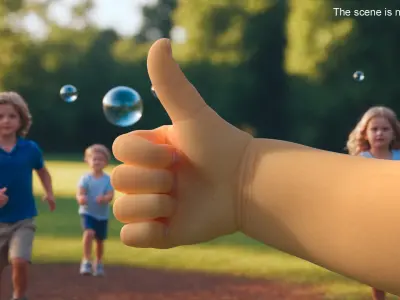  Asian Baby Hand Thumbs Up Gesture 