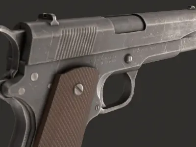 Colt M1911 Low-poly 3D model buy