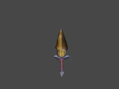 Zeloeman Sword A 45 Low-poly 3D model