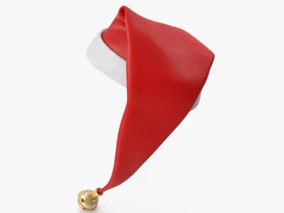 Christmas Hat with Bell v2 3D model