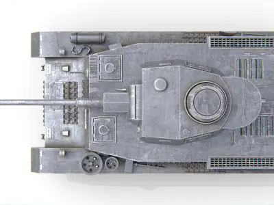 Panzer IV Panzer 4 Medium Tank WWII German Tank Standard Version 3D model