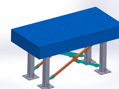 WELDING FIXTURE TABLE 3D model