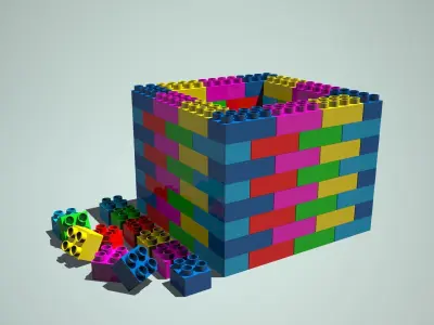 lego toys Free 3D model