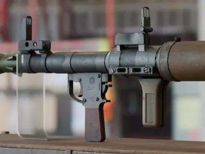 RPG-7 Low-poly 3D model purchase