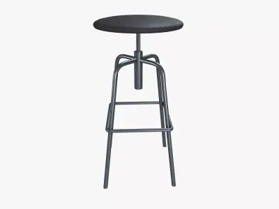 Industrial stool Low-poly 3D model