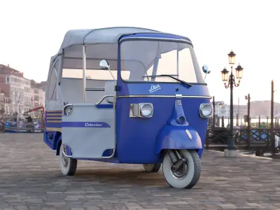 APE Piaggio Calessino 3D model