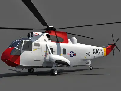 Set of 3 Military Aircrafts 3D model