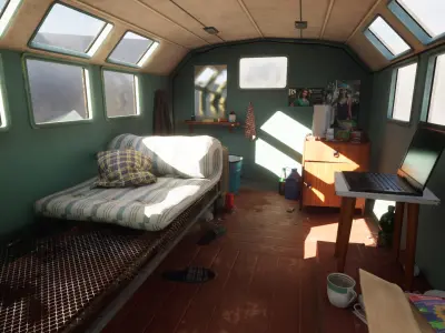 Post Soviet Trailer  - UE5 Low-poly 3D model