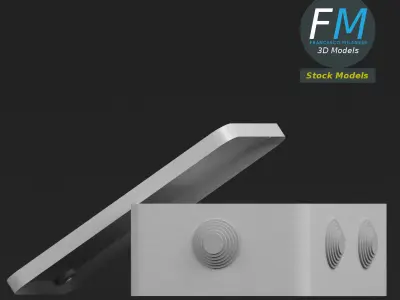 Rectangular junction box 1 3D model