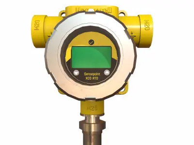 Honeywell Sensepoint XCD RTD Low Poly Low-poly 3D model