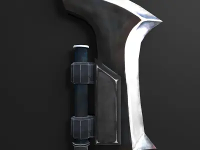 Sword axe Low-poly 3D model purchase