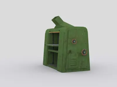Thickness planer 1 Low-poly 3D model